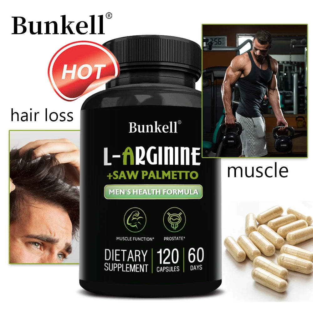 L-Arginine + Saw Palmetto – Men’s Health & Vitality Support | True North Finds