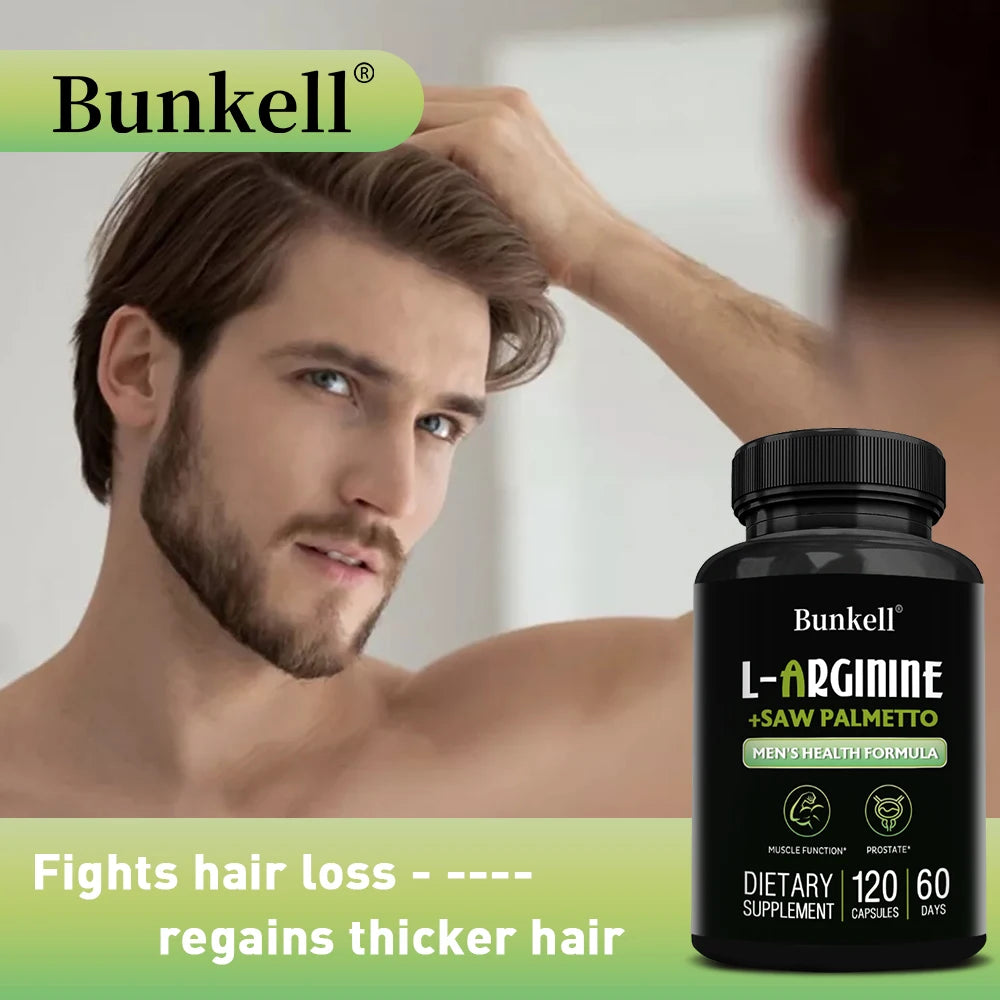 L-Arginine + Saw Palmetto – Men’s Health & Vitality Support | True North Finds
