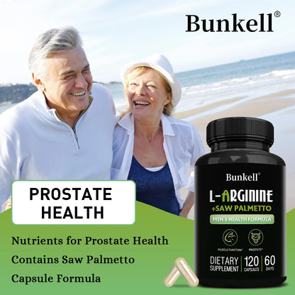 L-Arginine + Saw Palmetto – Men’s Health & Vitality Support | True North Finds