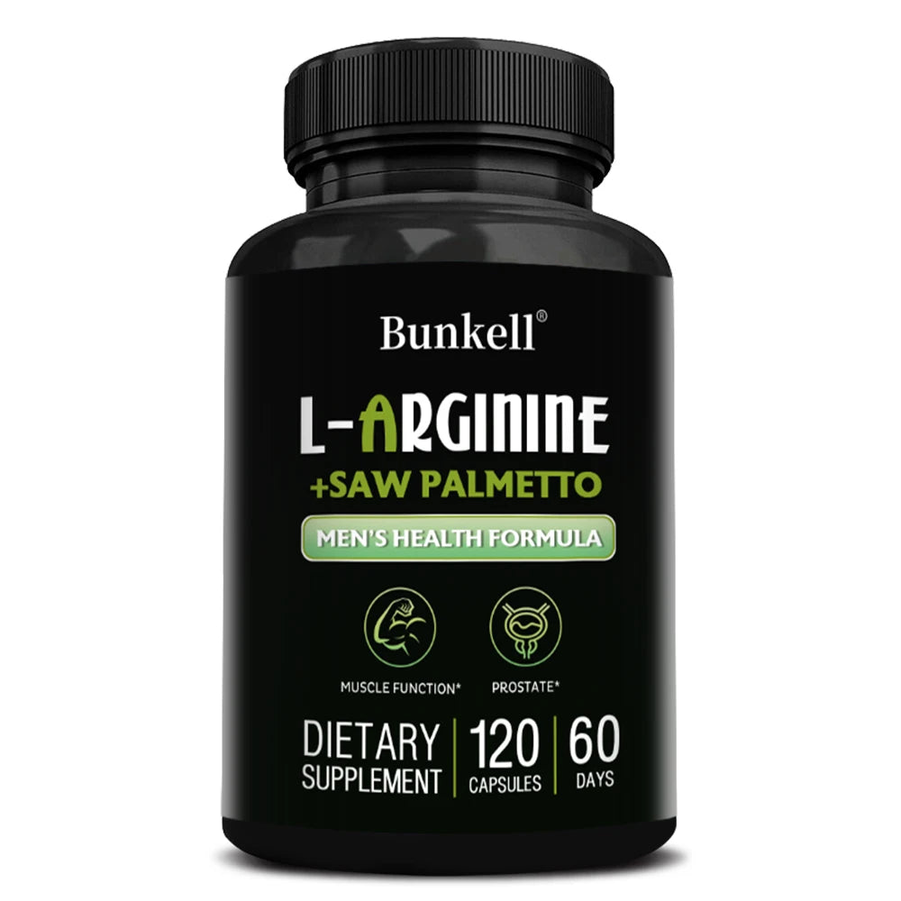 L-Arginine + Saw Palmetto – Men’s Health & Vitality Support | True North Finds